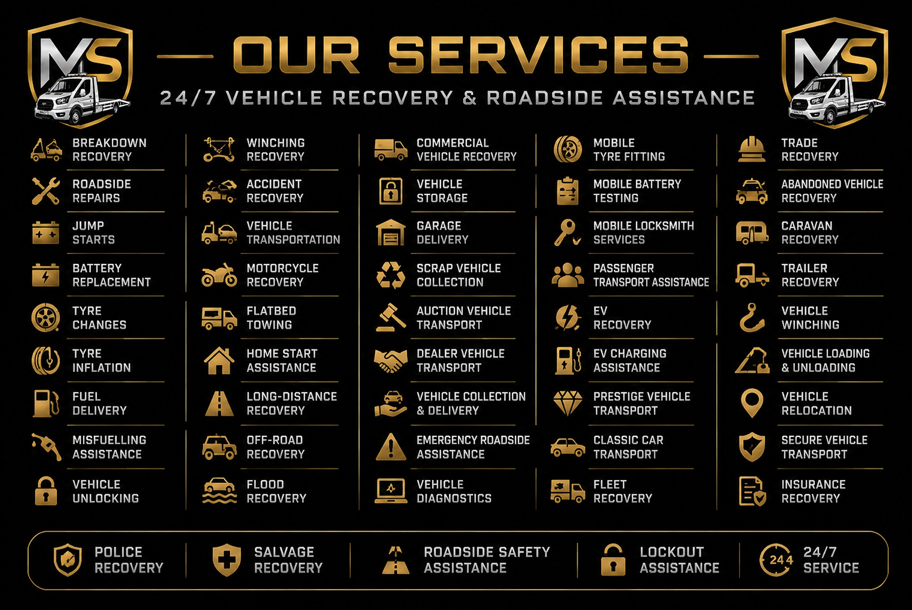 Morley and Sons 24/7 vehicle recovery and roadside assistance services